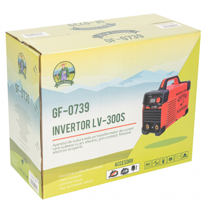 Invertor de sudura Micul Fermier LV-300S, 300 A, 1.6 - 5 mm [8]