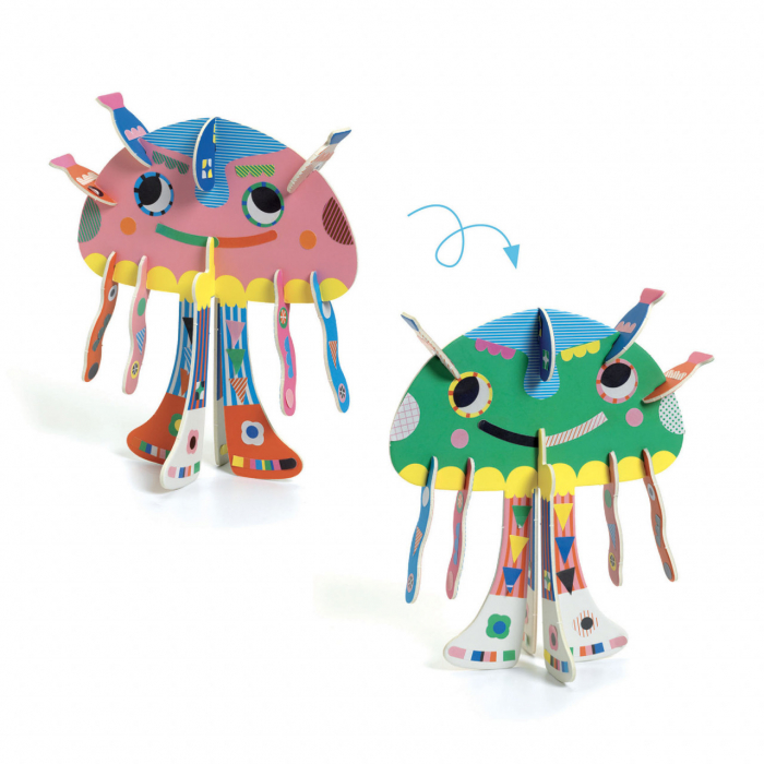 Joc creativ Animale 3D, Djeco [1]