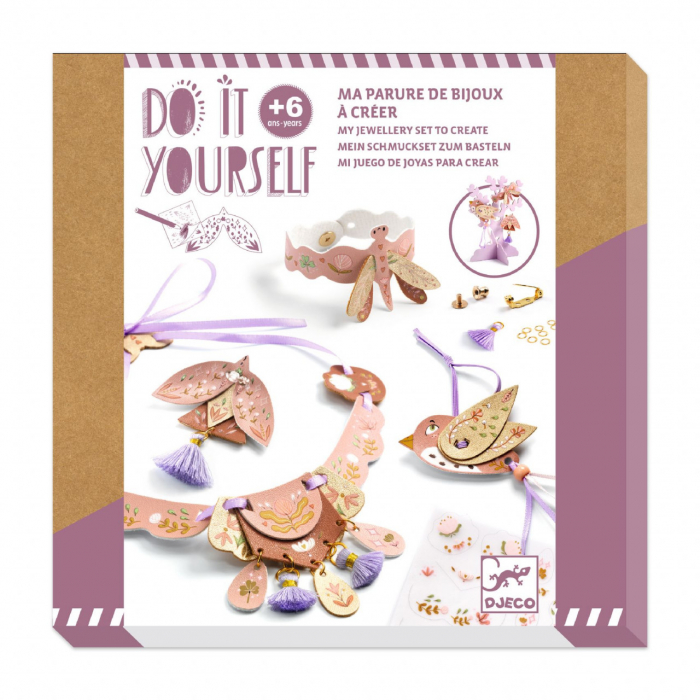 Joc creativ DIY Bijuterii Miss Rosefinch, Djeco [3]