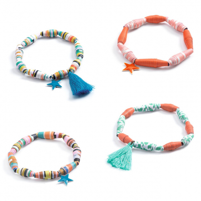 Joc creativ DIY bratari Pop si colorat, Djeco [4]