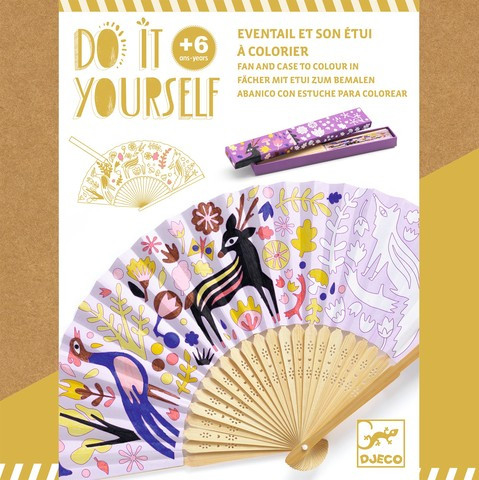 Joc creativ DIY Evantai Frumusetea padurii, Djeco [1]