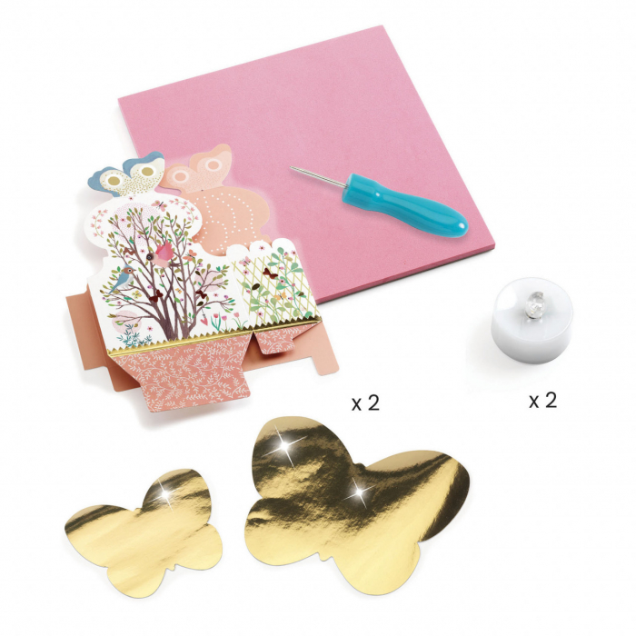 Joc creativ DIY felinar Lumini si umbre, Djeco [3]