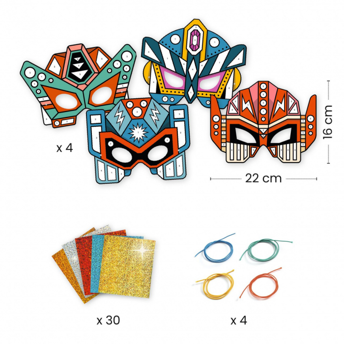 Joc creativ DIY Masti roboti, Djeco [2]