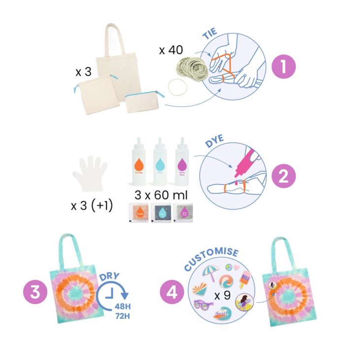 Joc creativ DIY Raza de soare, Djeco [3]