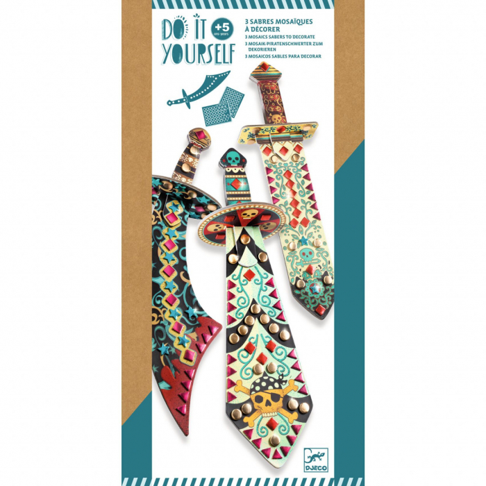 Joc creativ DIY Sabiile piratilor, Djeco [4]