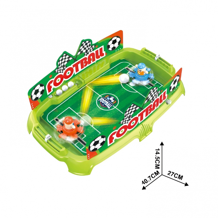 Joc de Masa Interactiv de Fotbal pentru Copii, Flippy, 4 Mingi, Tabela Scor, 40.7x27x14.5 cm, Multicolor [8]