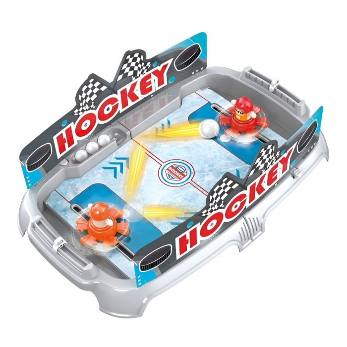 Joc de Masa Interactiv Ice Hockey pentru Copii, Flippy, 4 Mingi, Tabela Scor, 40.7x27x14.5 cm, Multicolor [1]