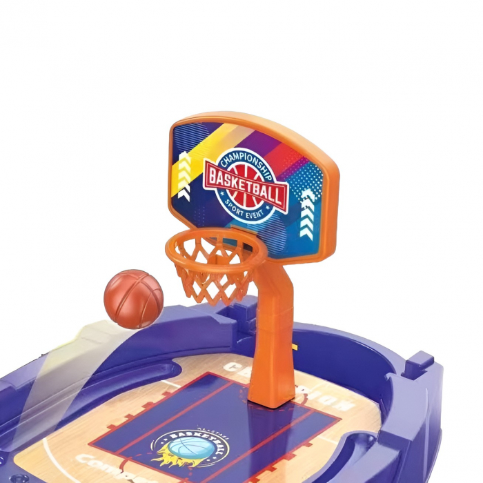 Joc de Masa Mini Baschet Interactiv pentru Copii, Flippy, Mingi Incluse, 25.5x19.5x13.5 cm, Mov [5]