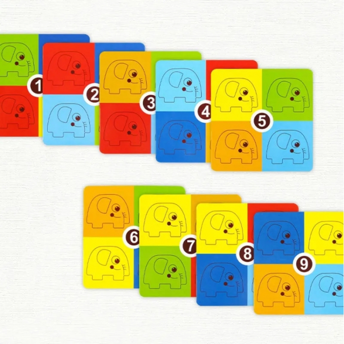 Joc distractiv de indemanare, Elefantii in echilibru, 28 x 26 x 5 cm [5]