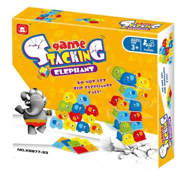 Joc distractiv de indemanare, Elefantii in echilibru, 28 x 26 x 5 cm [2]