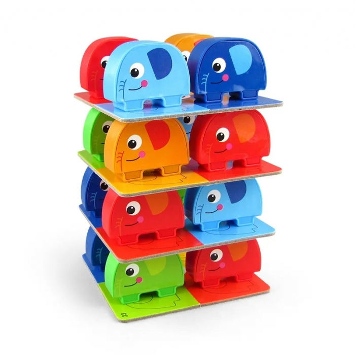 Joc distractiv de indemanare, Elefantii in echilibru, 28 x 26 x 5 cm [4]