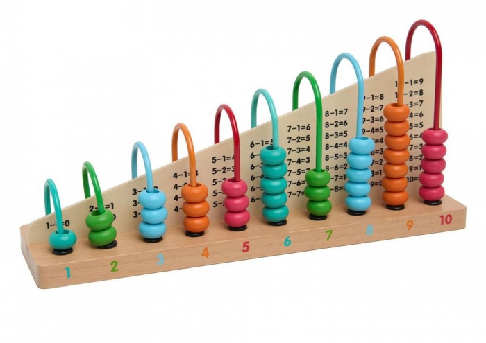 Joc educativ Numaratoare lemn, Abac, Momki [3]