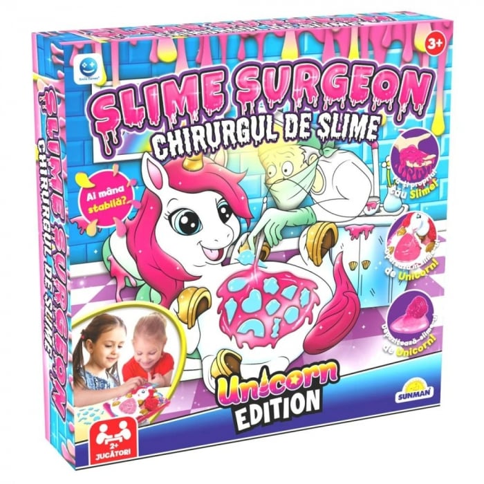 Joc interactiv, Smile Games, Chirurgul de Slime, Unicorn Slime Surgeon,  27 x 6 x 27 cm [1]