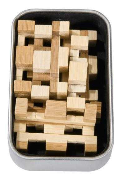 Joc logic IQ 3D Puzzle in cutie metalica Gridbox, Fridolin [2]