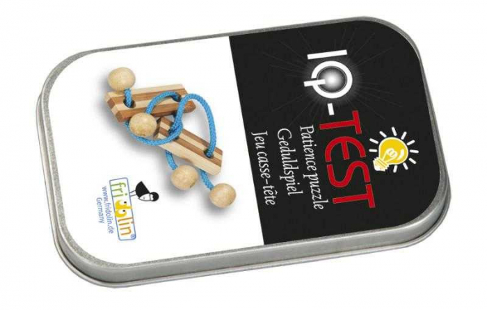 Joc logic IQ puzzle cu snur Elibereaza inelul-5, Fridolin [1]
