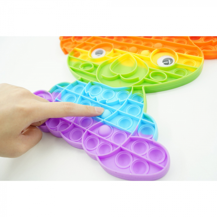 Jucarie antistres din silicon, Flippy, Pop It Now and Flip It, Koala, Multicolor [4]