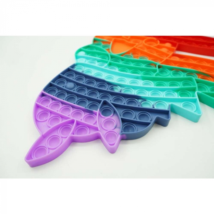 Jucarie antistres din silicon Flippy, Pop it Now and Flip It ,Pikachu ,Multicolor [3]