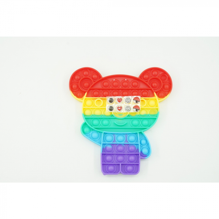 Jucarie antistres din silicon, Flippy, Pop It Now and Flip It, Ursulet Koala, Multicolor [6]