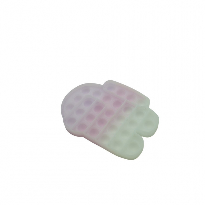Jucarie antistres din silicon, Pop it Now and Flip It, Among us, Transparent [5]