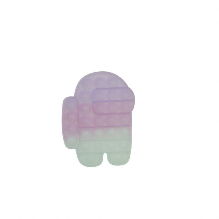 Jucarie antistres din silicon, Pop it Now and Flip It, Among us, Transparent [3]