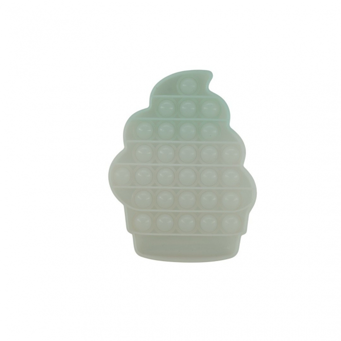 Jucarie antistres din silicon, Pop it Now and Flip It, Briosa, Transparent [3]