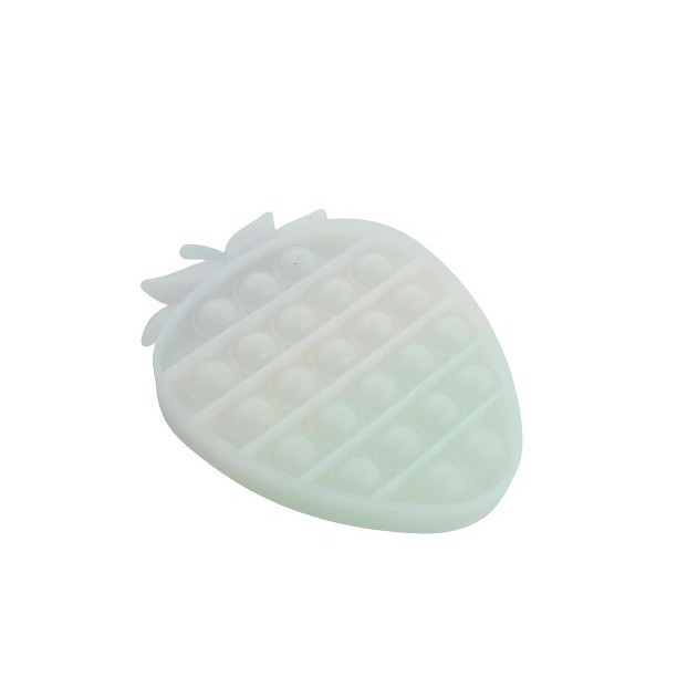 Jucarie antistres din silicon, Pop it Now and Flip It, Capsuna, Transparent [7]