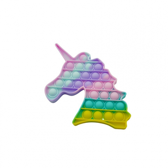! LICHIDARE DE STOC ! Jucarie antistres din silicon, Pop it Now and Flip It, Unicorn, Multicolor, Model 3 [2]