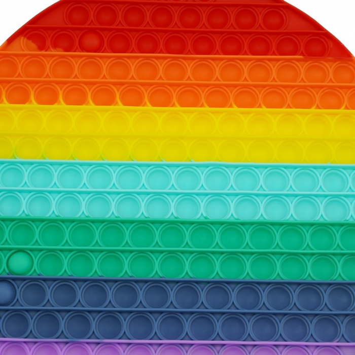 Jucarie antistres din silicon Pop it now, forma Rotund, multicolor, urias [3]
