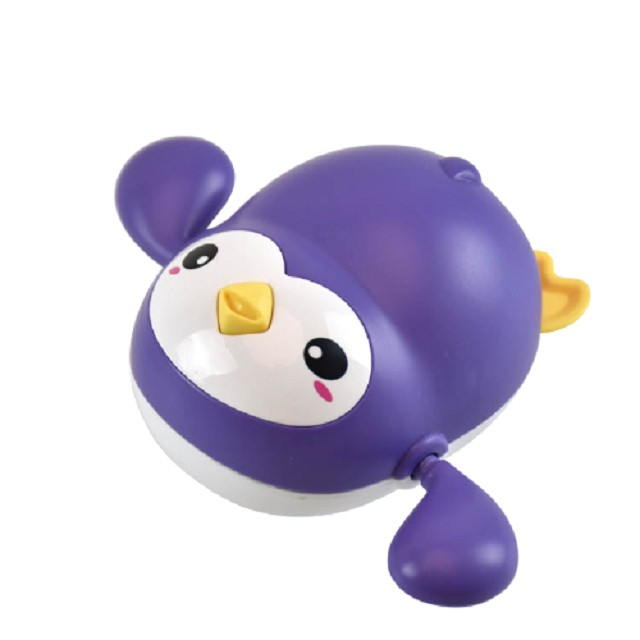 Jucarie de baie interactiva pentru copii, Flippy, pinguinul mov [1]