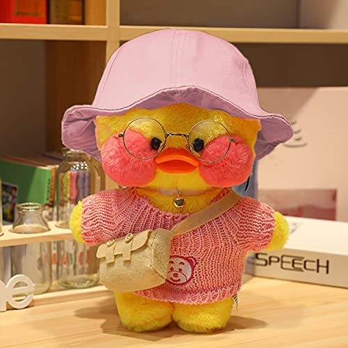 Lichidare Jucarie de plus Ratusca Lalafanfan Flippy, Haine si Accesorii Random, Galben [2]