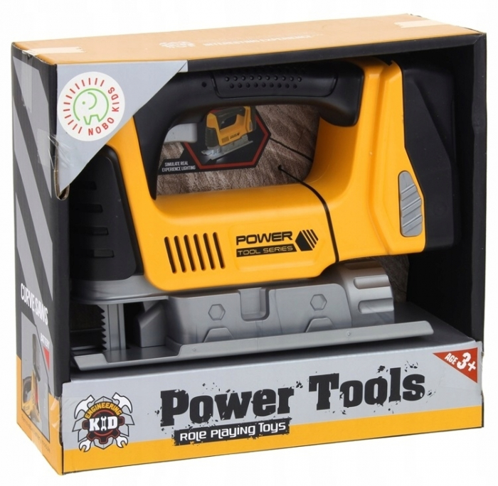 Jucarie Fierastrau electric pentru copii, Power Tools, 20 x 18 cm [4]