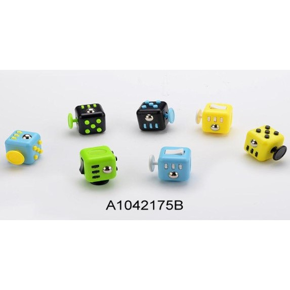 Jucarie interactiva antistres cub cu 6 avtivitati, multicolor [1]