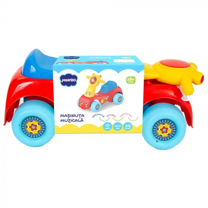 Jucarie Interactiva Bebelusi MiniBo, Masinuta Muzicala [3]
