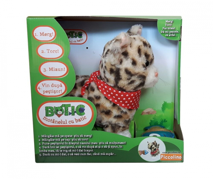 Jucarie interactiva Botic, motanelul cu batic Piccolino [5]