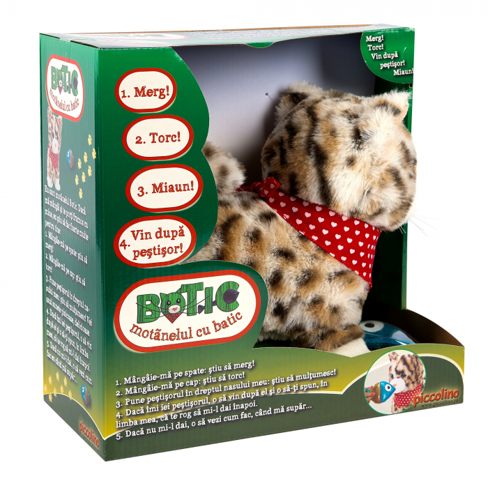 Jucarie interactiva Botic, motanelul cu batic Piccolino [4]