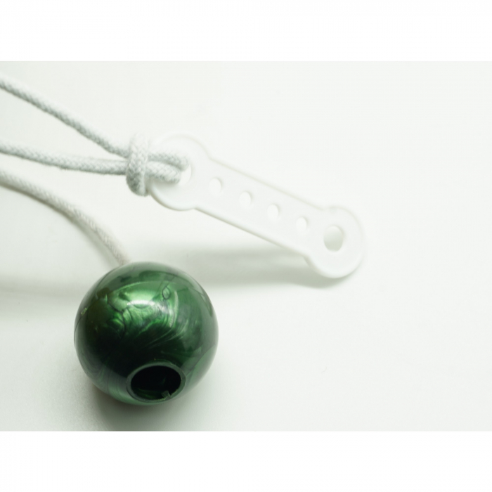 Jucarie interactiva cu bile, Flippy, Clackers ball, antistres, Verde, 40 mm [4]