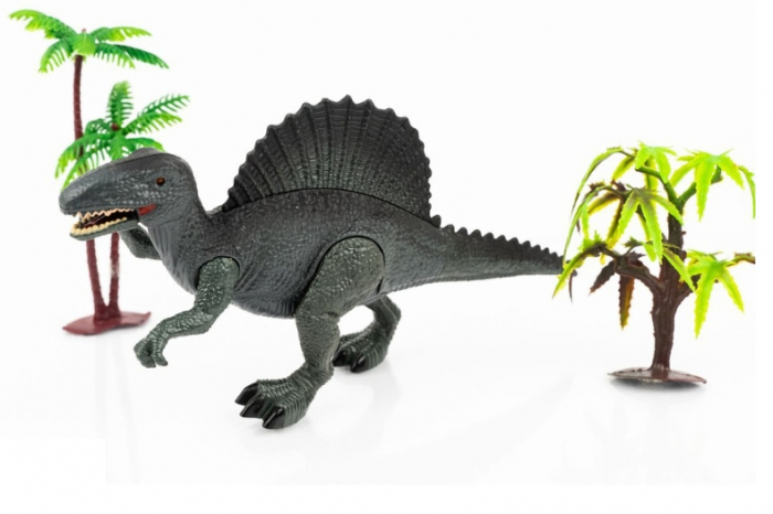Jucarie interactiva dinozaur cu lumini si sunete Spinosaurus, 22 cm [2]