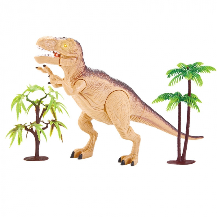 Jucarie interactiva dinozaur cu lumini si sunete Tyrannosaurus Rex si accesorii, 23 cm [3]
