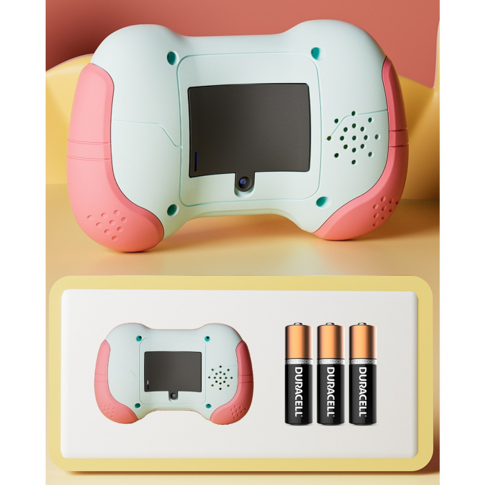 Jucarie Interactiva Flippy, Tip Consola Pop It, 6 butoane functionale, 5 Moduri de Joc, 600 Niveluri, + 3 ani, Rosu/Gri [3]