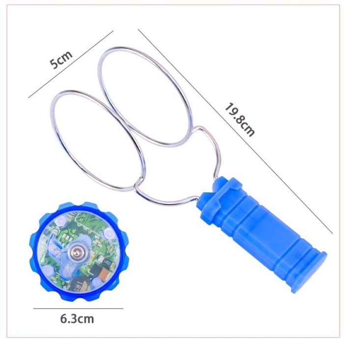 Jucarie Interactiva, Flippy, Titirez Magnetic, cu Led, 19.8 x 5 cm, Albastru [3]