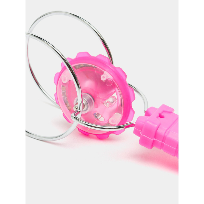 Jucarie Interactiva, Flippy, Titirez Magnetic, cu Led, 19.8 x 5 cm, Roz [2]