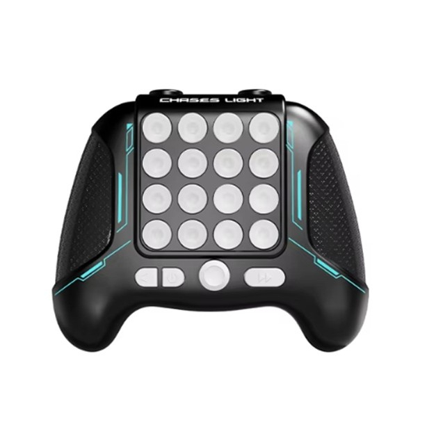 Jucarie Interactiva Pop It, Flippy, Tip Consola, Anti-Stres, 5 Moduri de Joc, din ABS si Silicon, +3 Ani, Sunete si Lumini Model Controller, Negru [1]