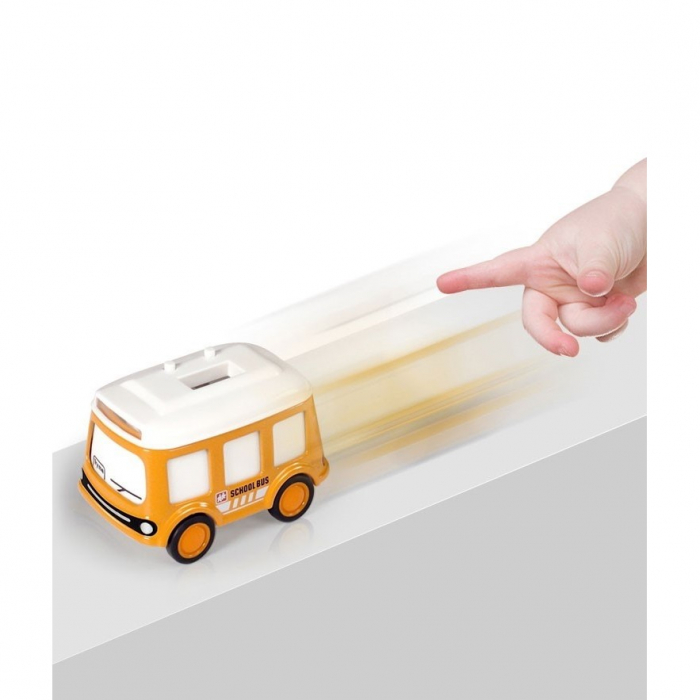 Jucarie pentru copii, Flippy, autobuz-ceas, Portocaliu [3]