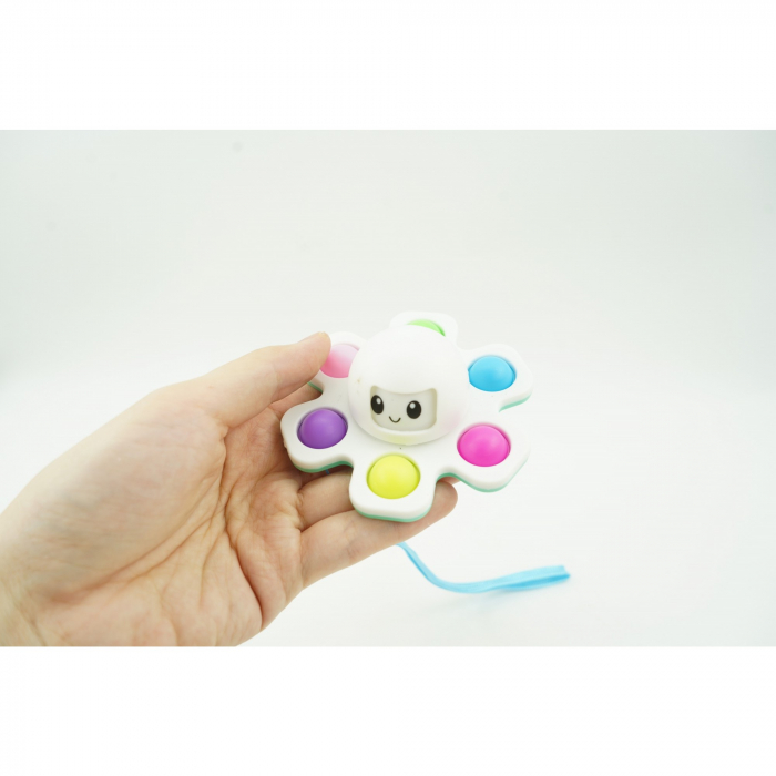 Jucarie Pop It, Flippy, Fidget Toy, antistres, senzoriala,Alb [2]