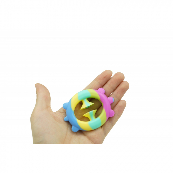 Jucarie senzoriala antistres cu ventuza de decompresie, Antrenare antebrat, Fidget Toy, Model Cartita, Macarons [3]