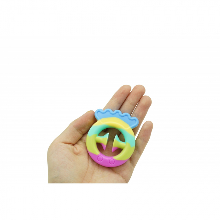 Jucarie senzoriala antistres cu ventuza de decompresie, Antrenare antebrat, Fidget Toy, Model Pestisor, Macarons [2]