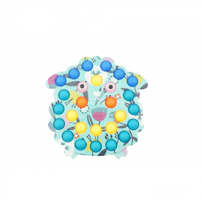Jucarie senzoriala antistres, Simple Dimple, Oaie, Multicolor, V3 [1]