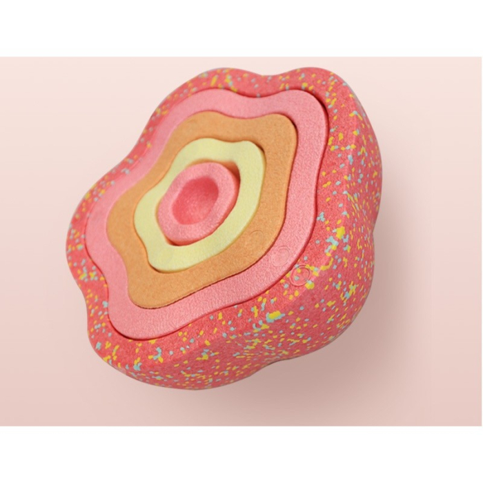 Jucarie Senzoriala de Echilibru, Flippy, Tip Stepping Stones, 5 Piese, din Spuma, pentru Miscare, Sarituri, Prindere, Diametru 28 cm, Model 1, Multicolor [2]