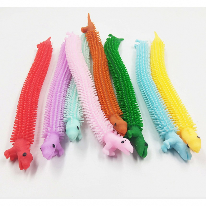 Lichidare Jucarie senzoriala elastica Flippy, Fidget Noodle, Antistres, Culori Random [5]