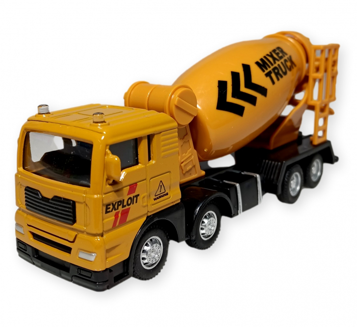 Jucarie Vehicul utilitar metalic - Utilaj de constructie Betoniera, 20cm [1]